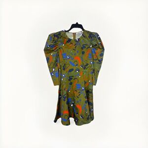 Hunter Bell Madaline Dress Abstract Cotton Blend Mini Dress Womens 6 Vacay
